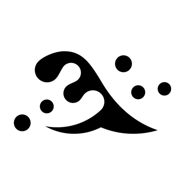 二頭立浪紋