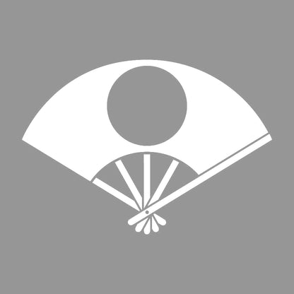 五本骨扇に月丸紋 7