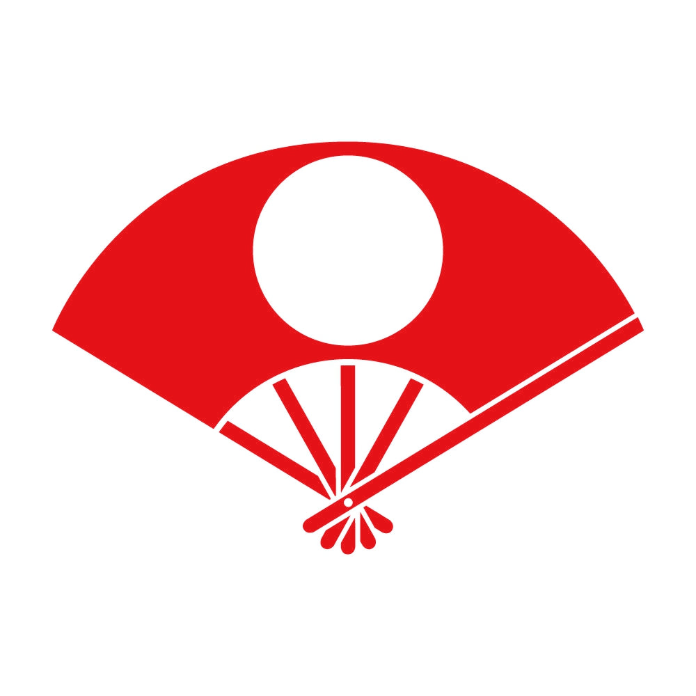 五本骨扇に月丸紋 8