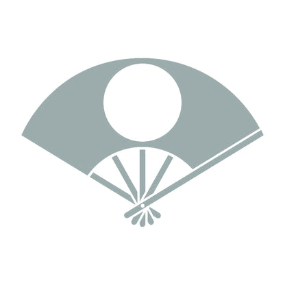 五本骨扇に月丸紋 10