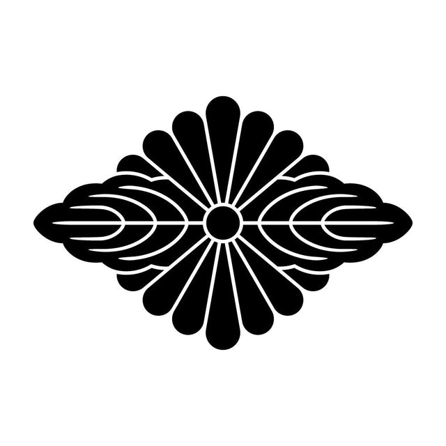 菊菱に向かい葉紋