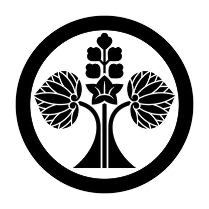 丸に変わり花立ち葵紋