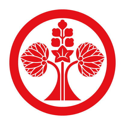 丸に変わり花立ち葵紋 8