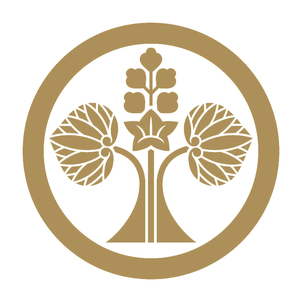 丸に変わり花立ち葵紋 9