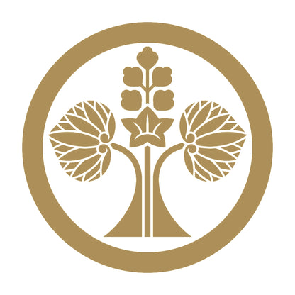 丸に変わり花立ち葵紋 9