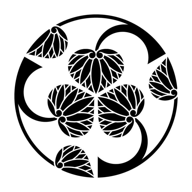 三つ割り立ち葵紋