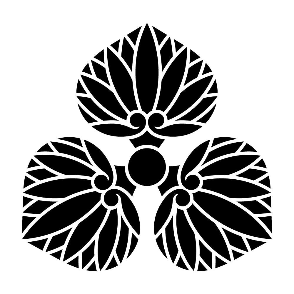 尻合わせ三つ葵紋
