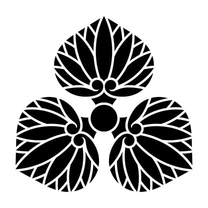 尻合わせ三つ葵紋
