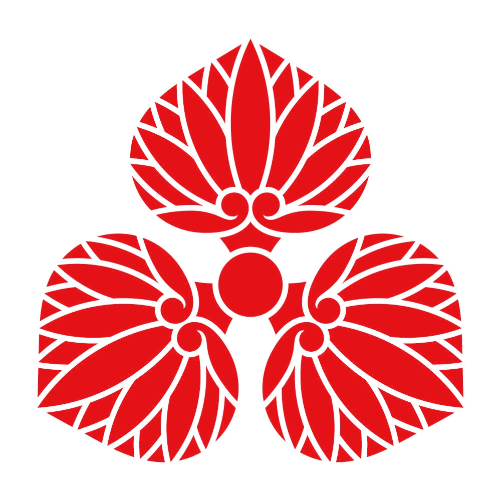 尻合わせ三つ葵紋 8