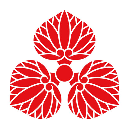 尻合わせ三つ葵紋 8