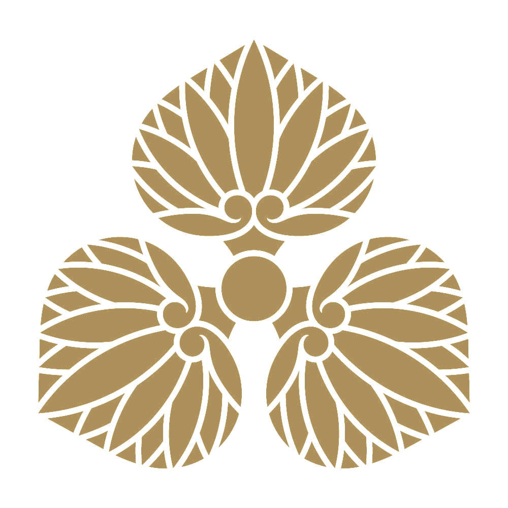 尻合わせ三つ葵紋 9