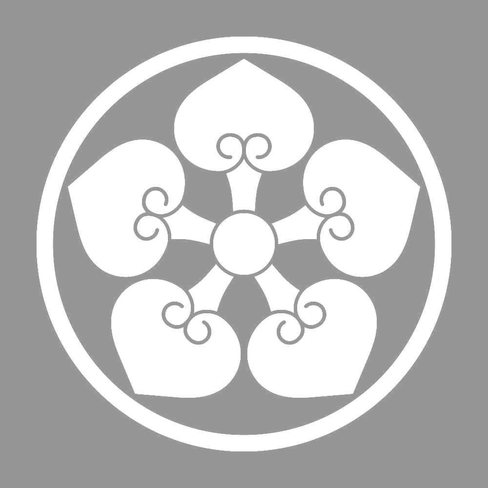 細輪に五つ裏葵紋 7