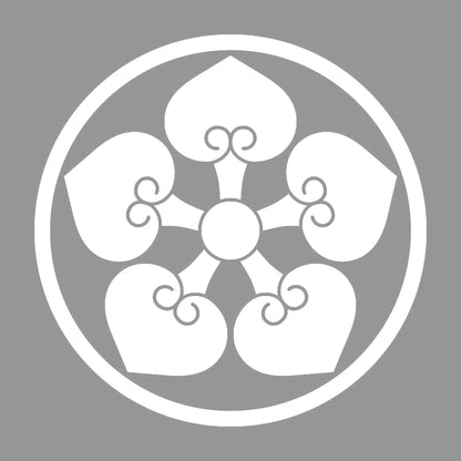 細輪に五つ裏葵紋 7