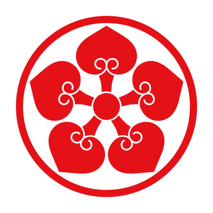 細輪に五つ裏葵紋 8