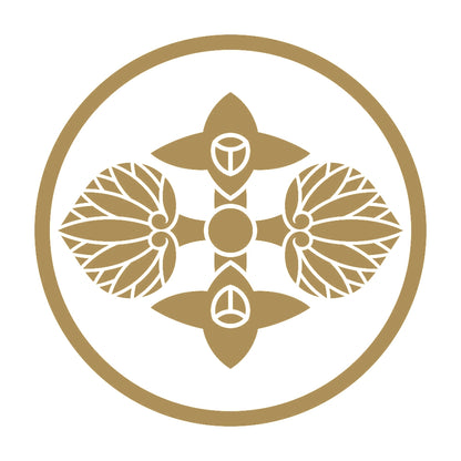 糸輪に花葵菱紋 9