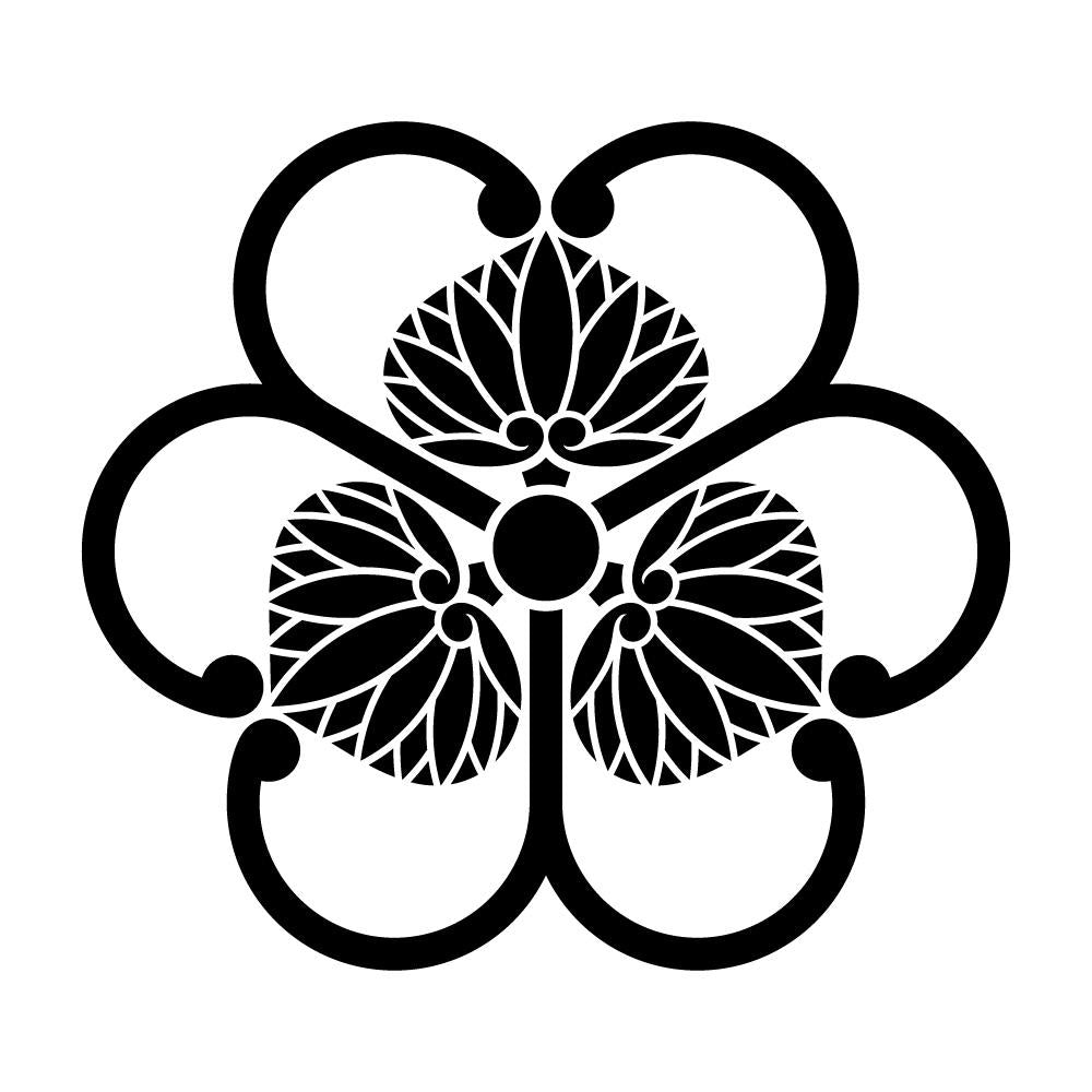 三つ蔓葵に片喰紋