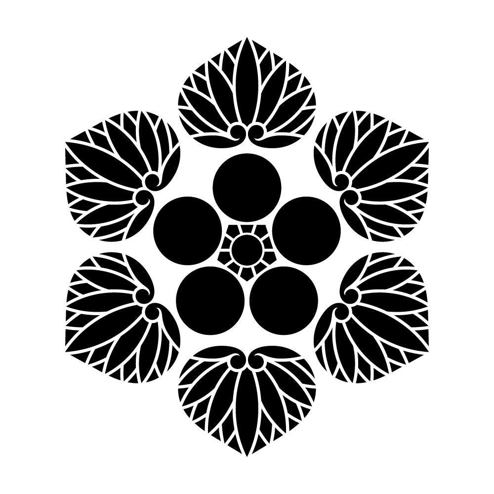 六つ葵に梅鉢紋