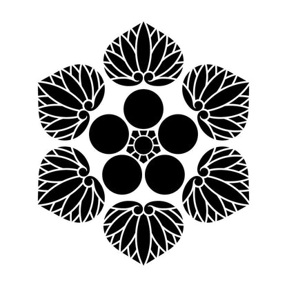 六つ葵に梅鉢紋