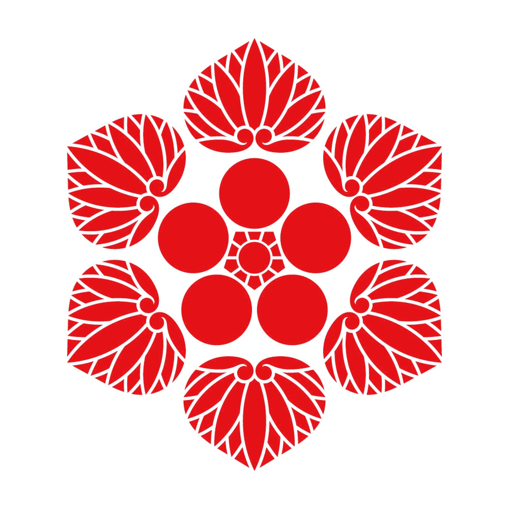 六つ葵に梅鉢紋 8