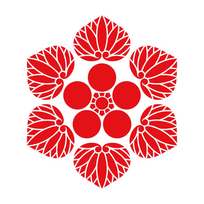 六つ葵に梅鉢紋 8