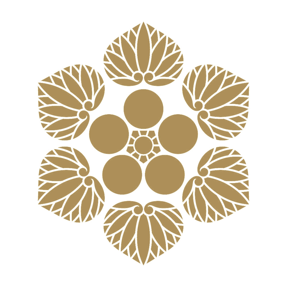 六つ葵に梅鉢紋 9