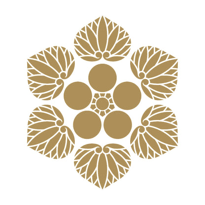 六つ葵に梅鉢紋 9