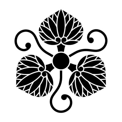 片手蔓に三つ葵紋