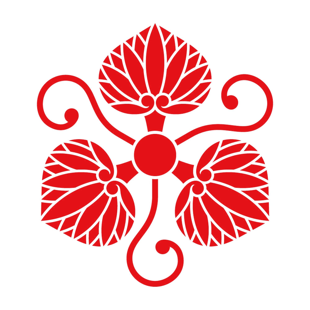 片手蔓に三つ葵紋 8