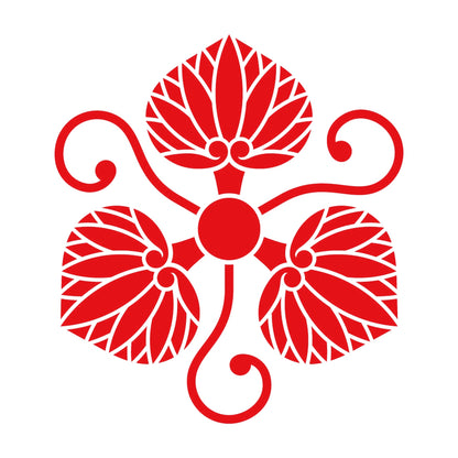 片手蔓に三つ葵紋 8