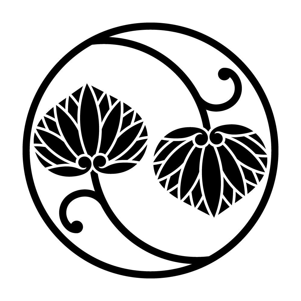 二つ蔓葵の丸紋
