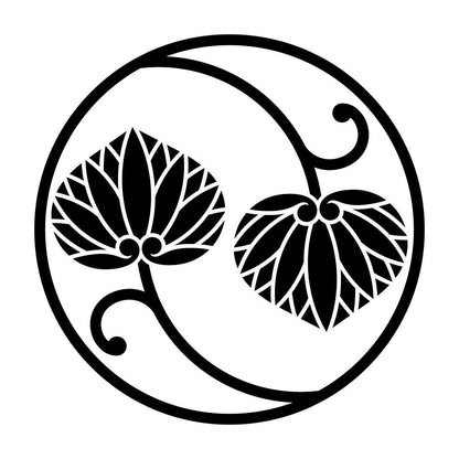 二つ蔓葵の丸紋