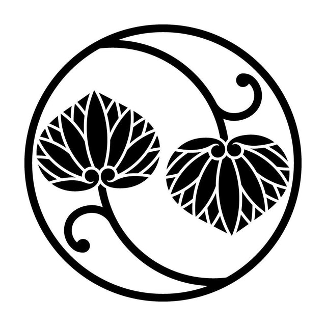 二つ蔓葵の丸紋
