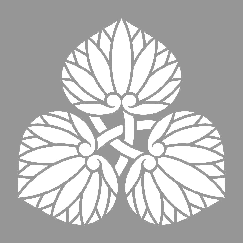 三つ軸違い葵紋 7