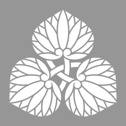 三つ軸違い葵紋 7