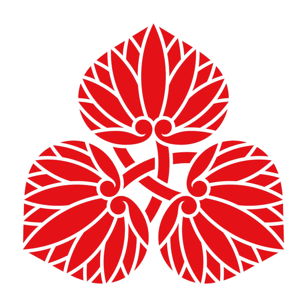 三つ軸違い葵紋 8