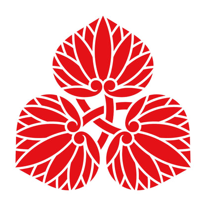 三つ軸違い葵紋 8