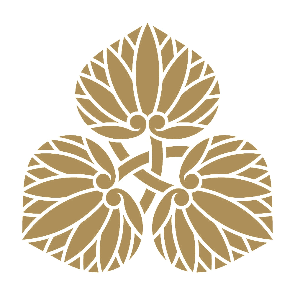 三つ軸違い葵紋 9