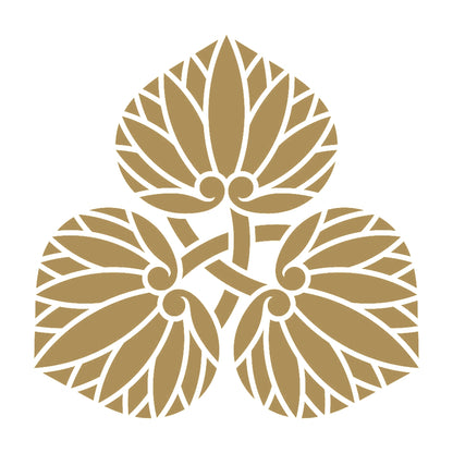 三つ軸違い葵紋 9