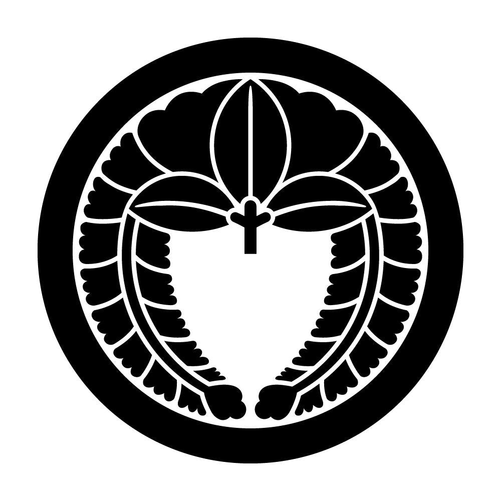 丸に下がり藤紋