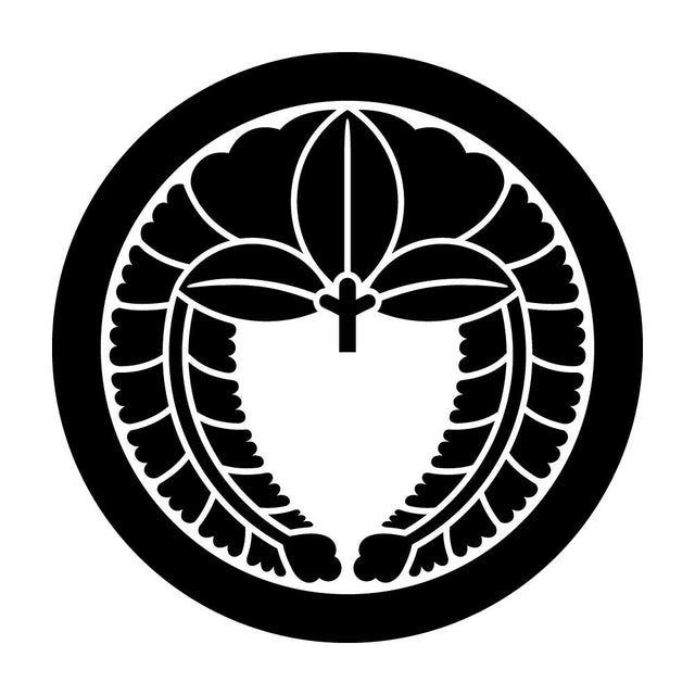 丸に下がり藤紋