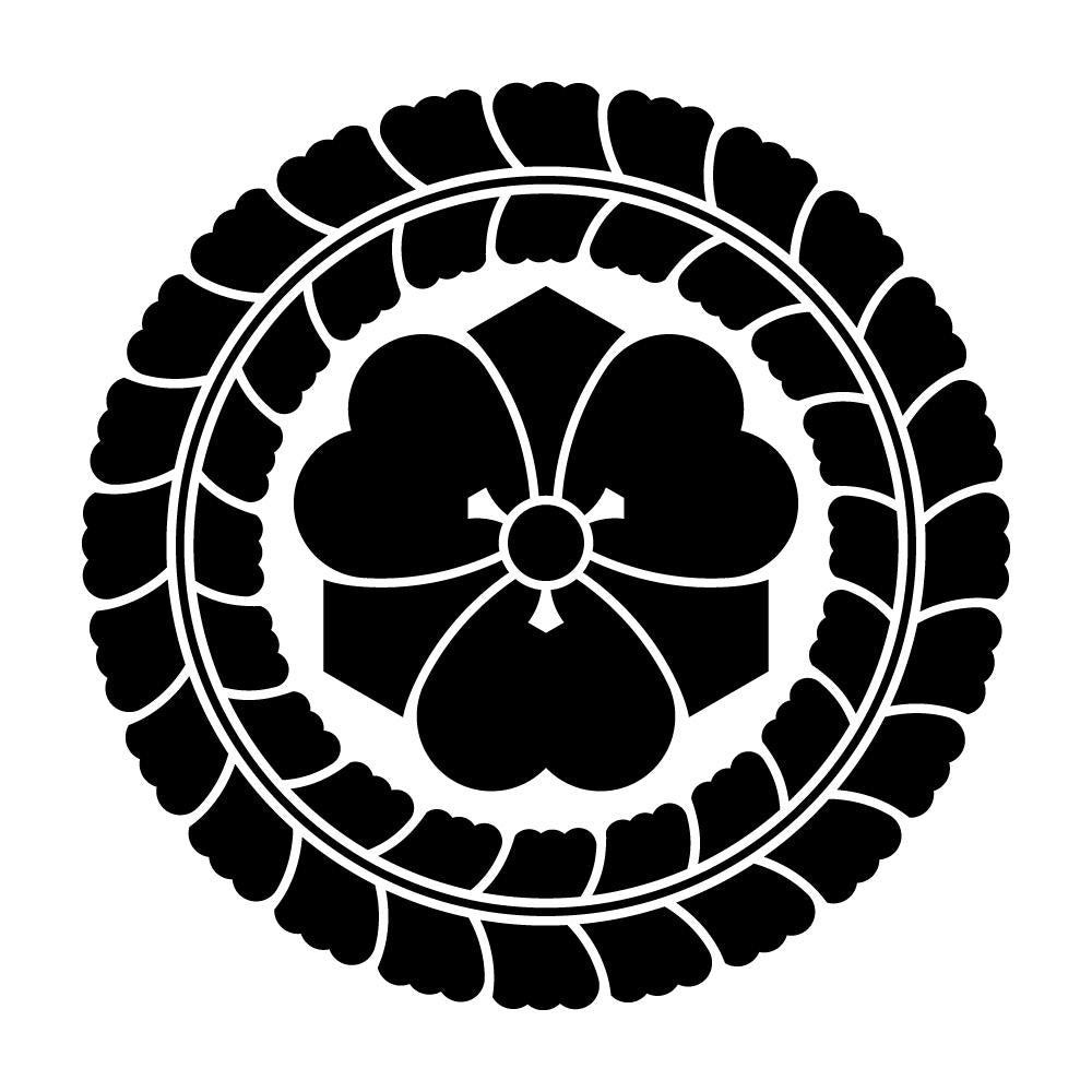 藤輪に剣片喰紋