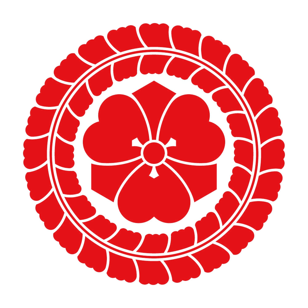 藤輪に剣片喰紋 8