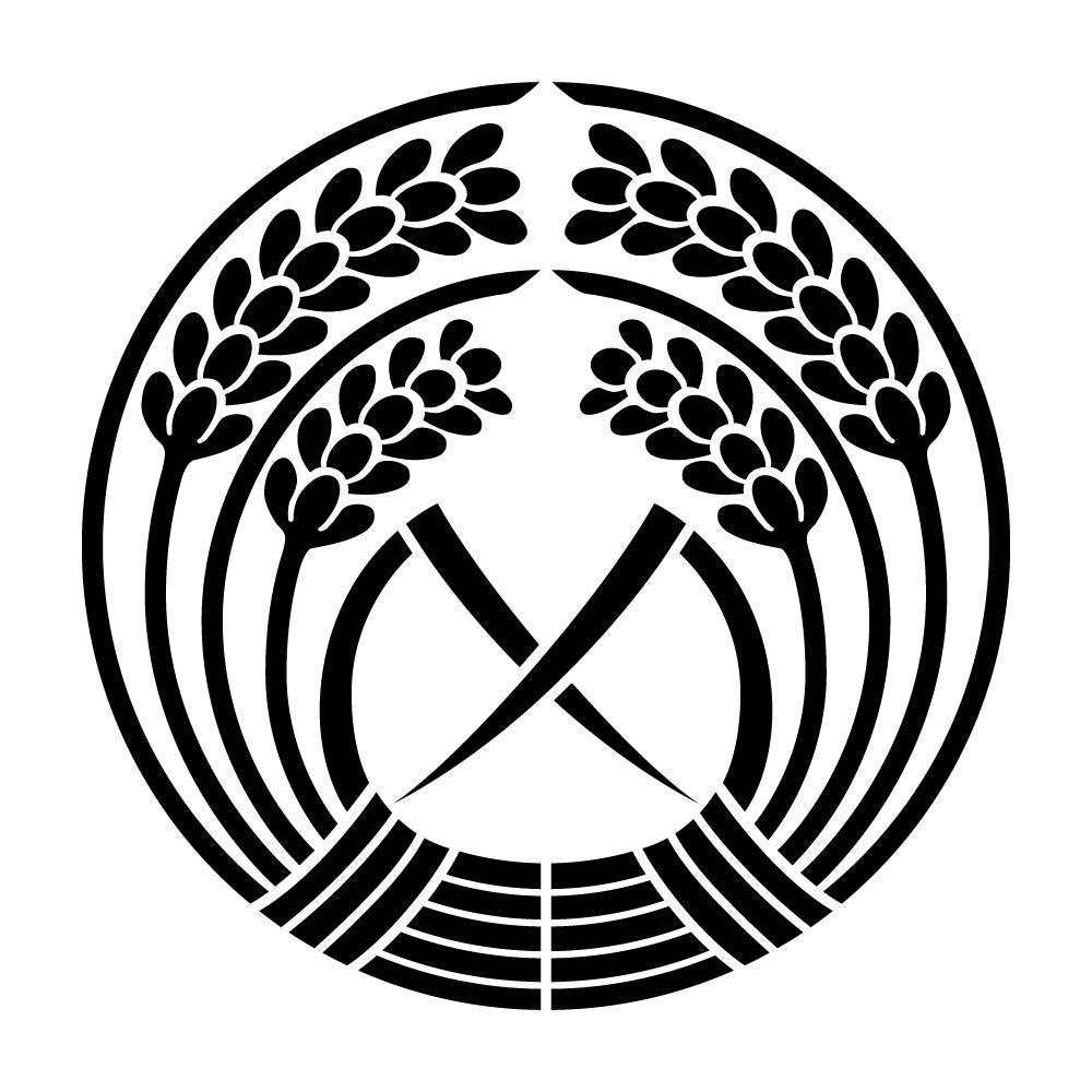 抱き稲紋