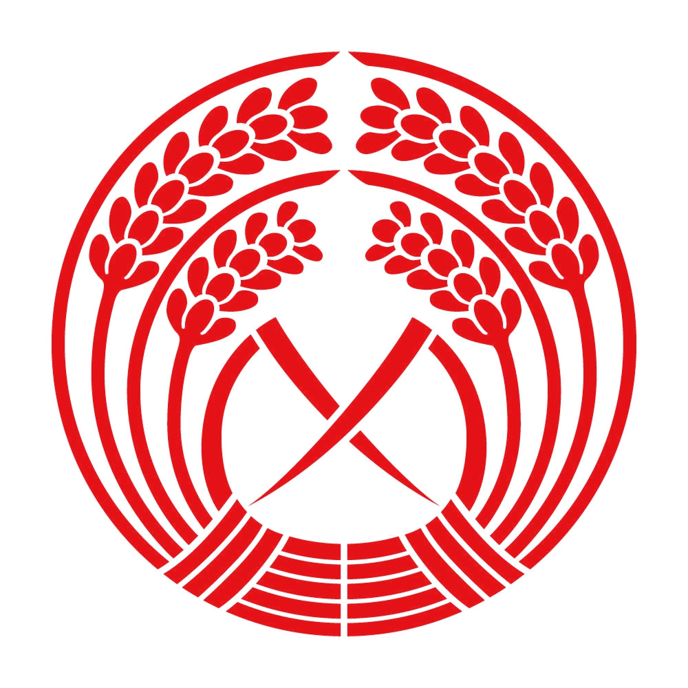 抱き稲紋 8
