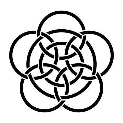 七つ金輪釜敷き紋