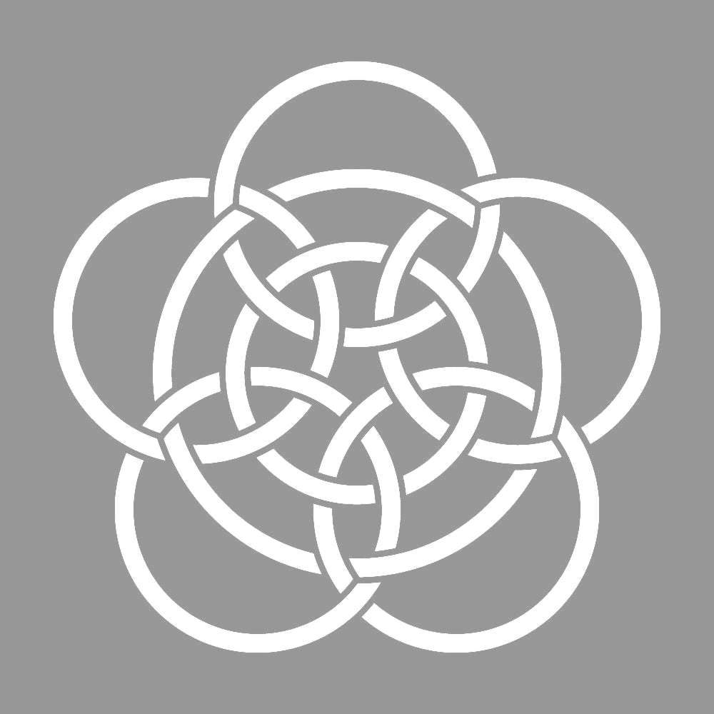 七つ金輪釜敷き紋 7