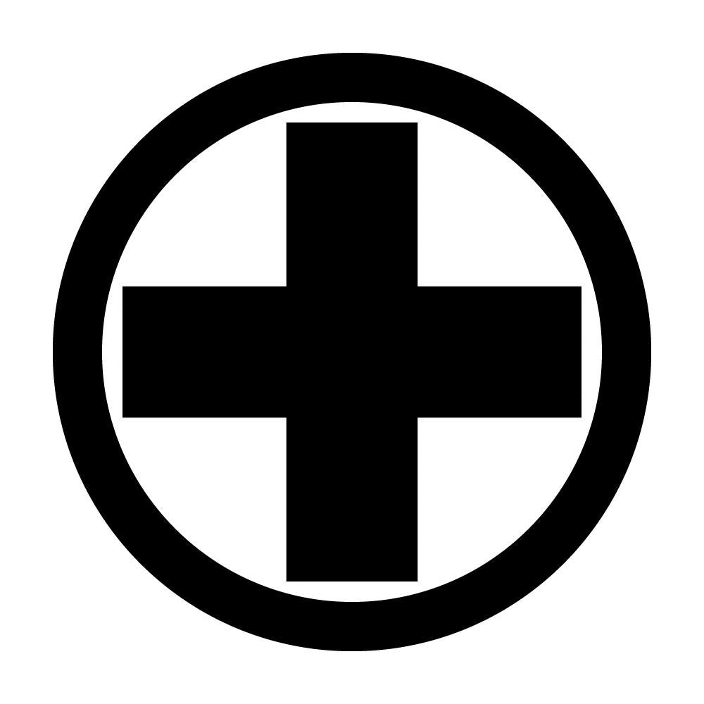 丸に十の字算木紋