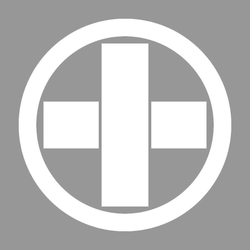 丸に縦横算木紋 7