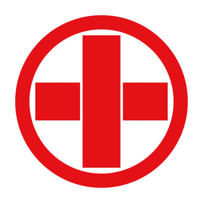 丸に縦横算木紋 8