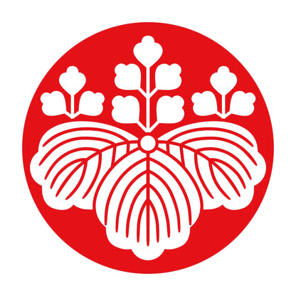 石持ち地抜き五三桐紋 8